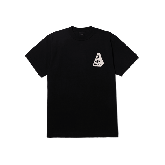 HUF Triple Triangle Hallows Tee Black - Impact Skate