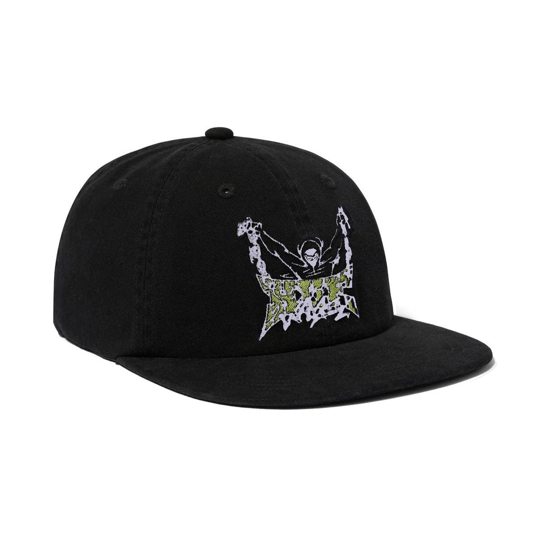 HUF Zine 6 Panel Hat Black - Impact Skate