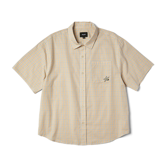 HUF H Star Plaid Shirt Putty