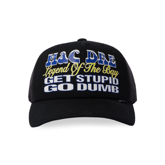 HUF Mac Dre Trucker Hat Black