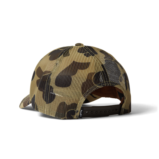 HUF x SPITFIRE Burn Forever Trucker Hat Camo