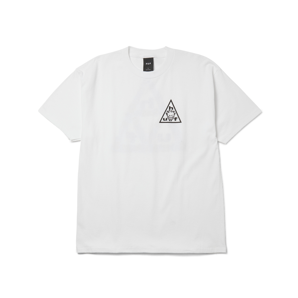 HUF x SPITFIRE Sticker TT Tee White