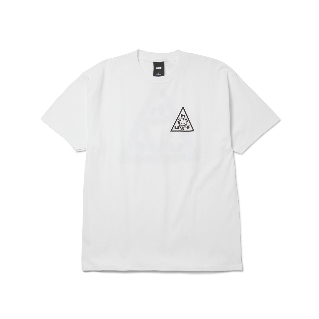 HUF x SPITFIRE Sticker TT Tee White