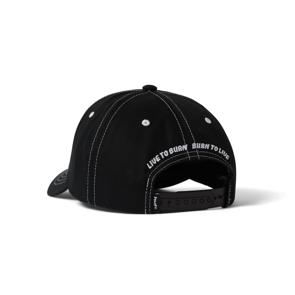 HUF x SPITFIRE Union Snapback Hat Black