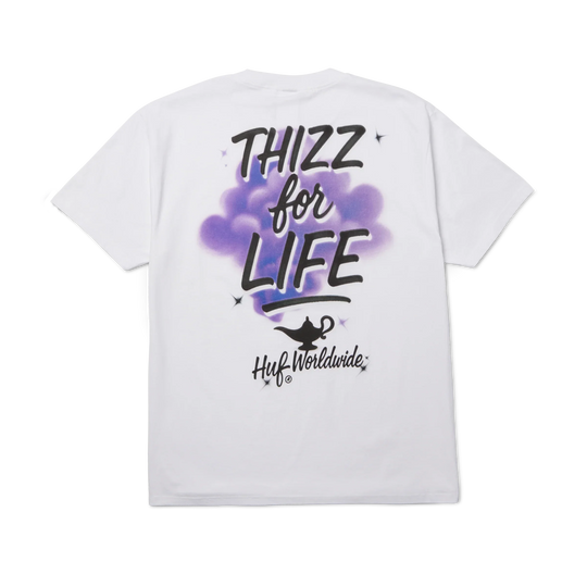 HUF Thizz For Life Tee White