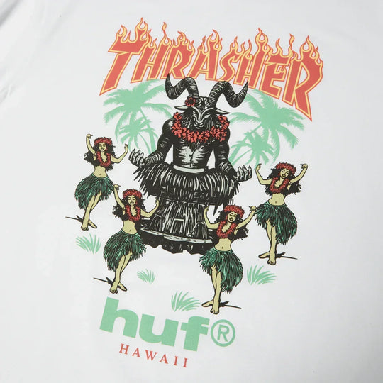 HUF x THRASHER Goat Luau Tee