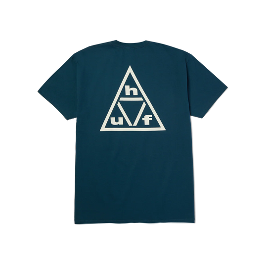 HUF Triple Triangle Tee Harbor Blue/White
