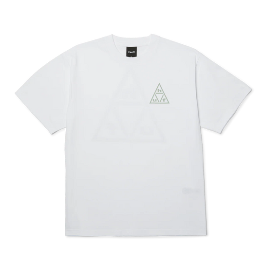 HUF Triple Triangle Tee White/Grey