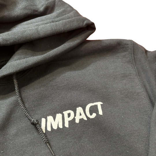 IMPACT Gonz SSD Deck Wall Hoodie Black - Impact Skate