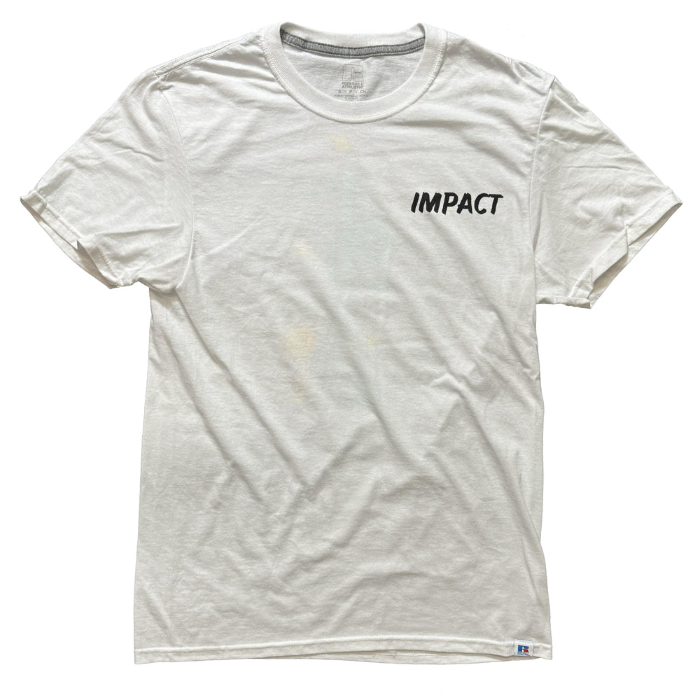 IMPACT Gonz SSD Deck Wall Tee White - Impact Skate