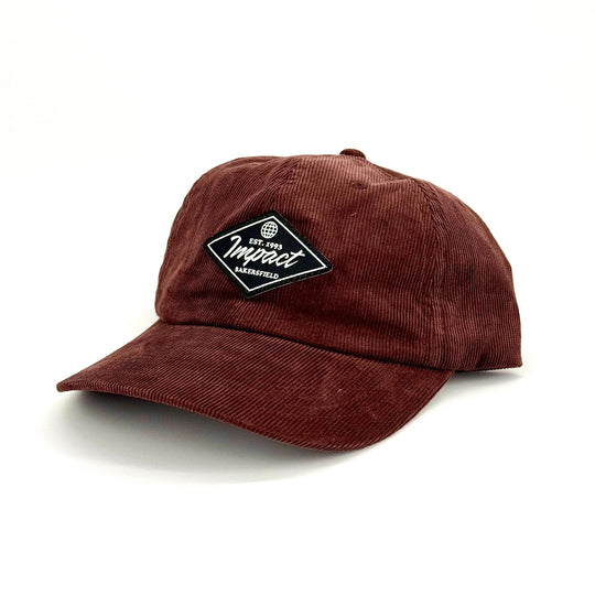 IMPACT Staple Micro Cord Strapback Hat - Impact Skate