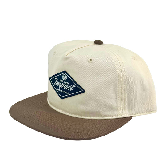 Impact Staple Two Tone Hat Natural/Walnut