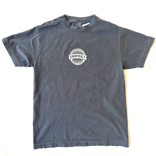 IMPACT Badge Garment Dyed Tee Washed Black