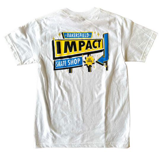 IMPACT Retro Tee White