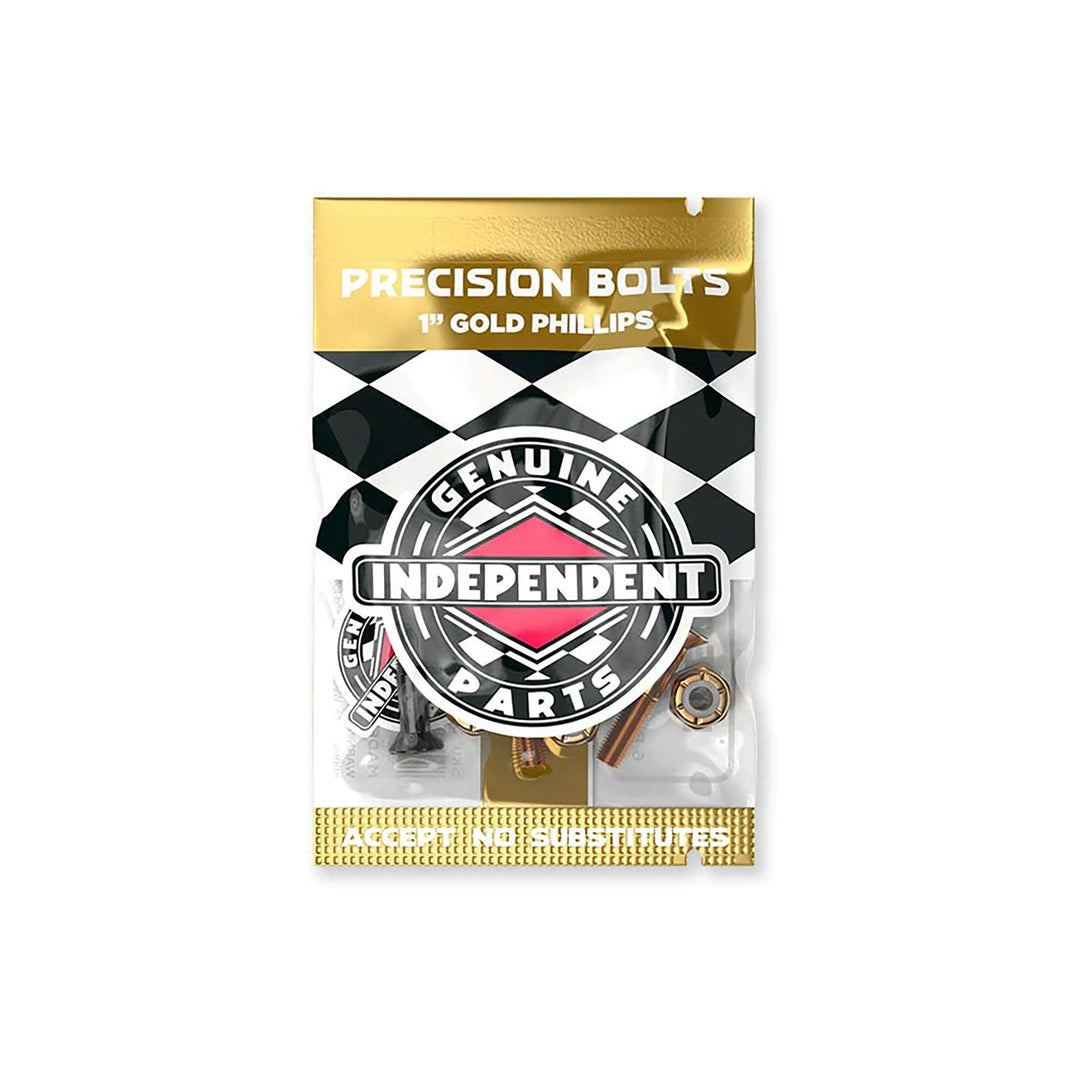 INDEPENDENT 1" Standard Hardware Gold/Black - Impact Skate