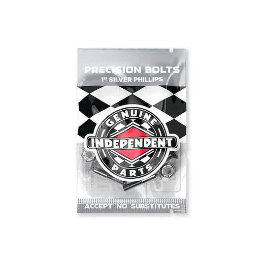 INDEPENDENT 1" Standard Hardware Silver/Black - Impact Skate