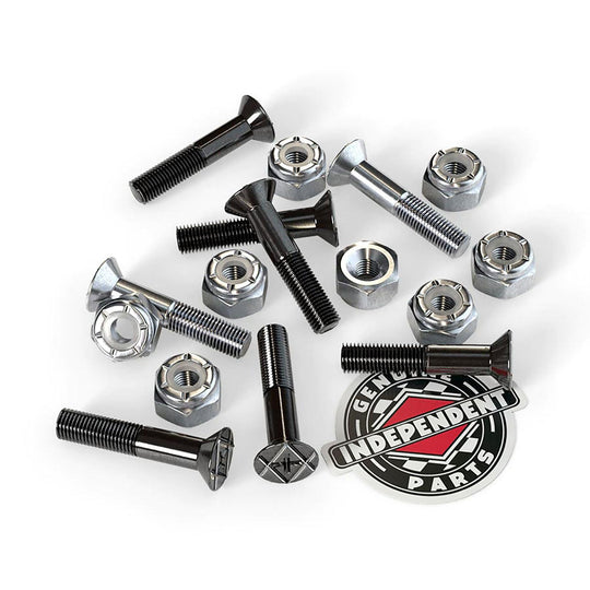 INDEPENDENT 1" Standard Hardware Silver/Black - Impact Skate