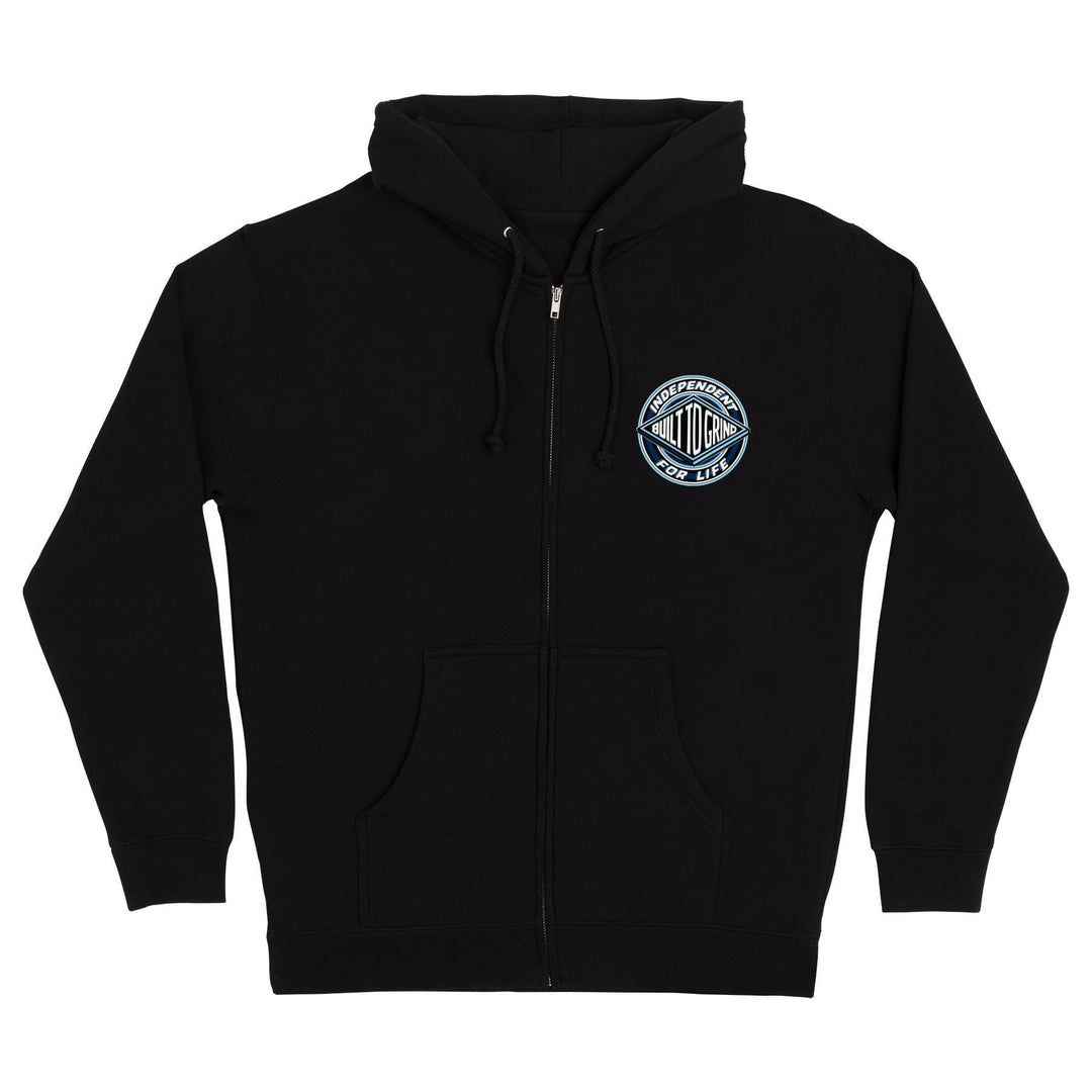 INDEPENDENT For Life Clutch Zip Hoodie Black - Impact Skate