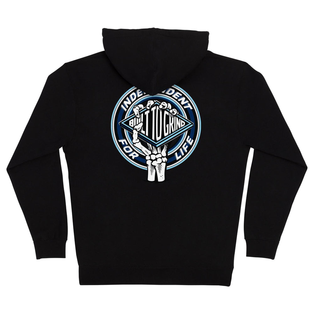 INDEPENDENT For Life Clutch Zip Hoodie Black - Impact Skate