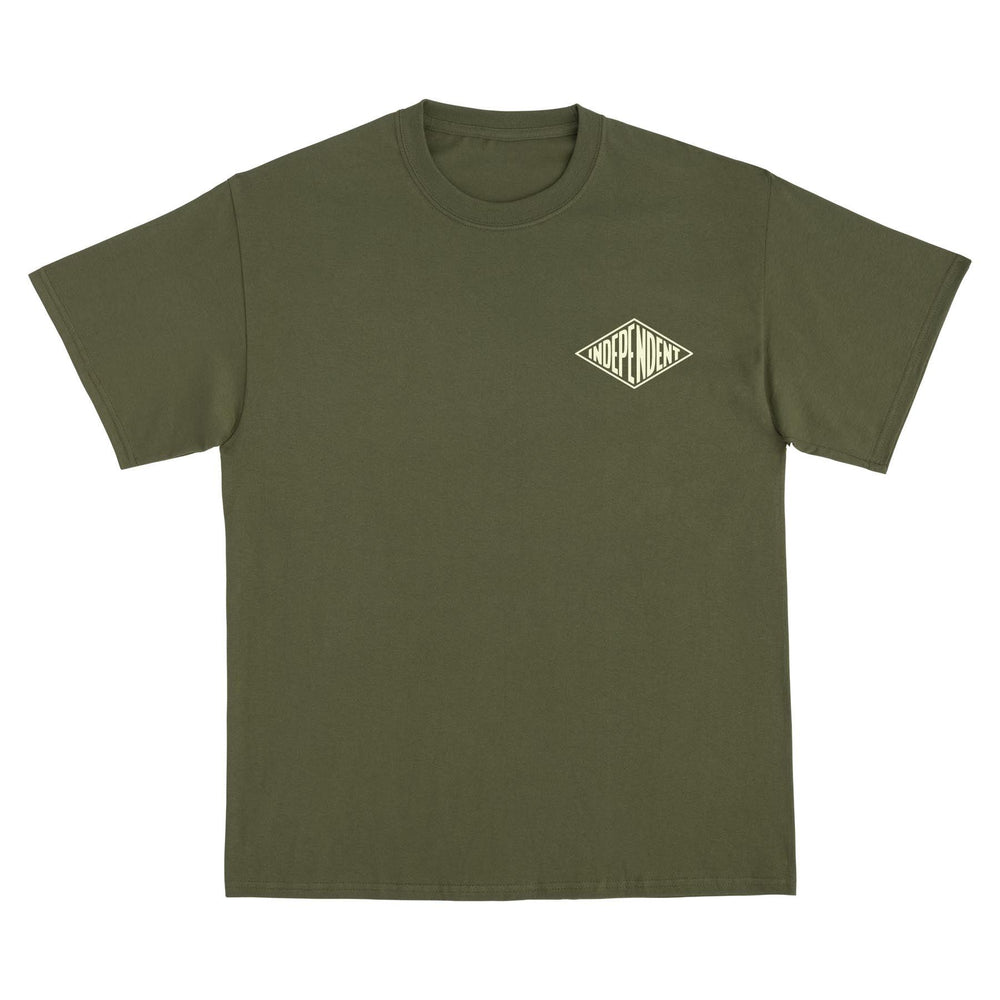 INDEPENDENT GP Sealed Tee OD Green - Impact Skate