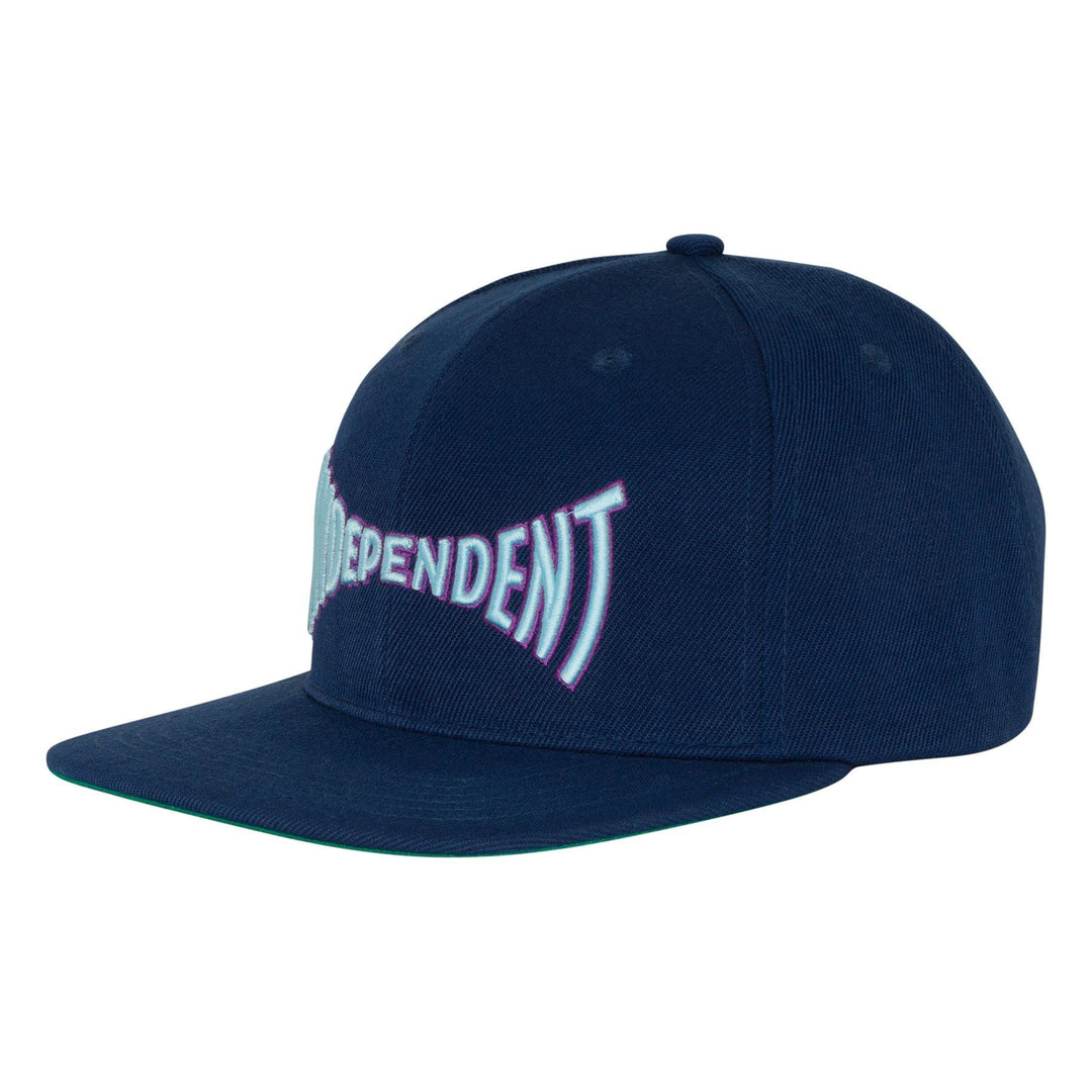 INDEPENDENT Spanning Snapback Hat Navy - Impact Skate