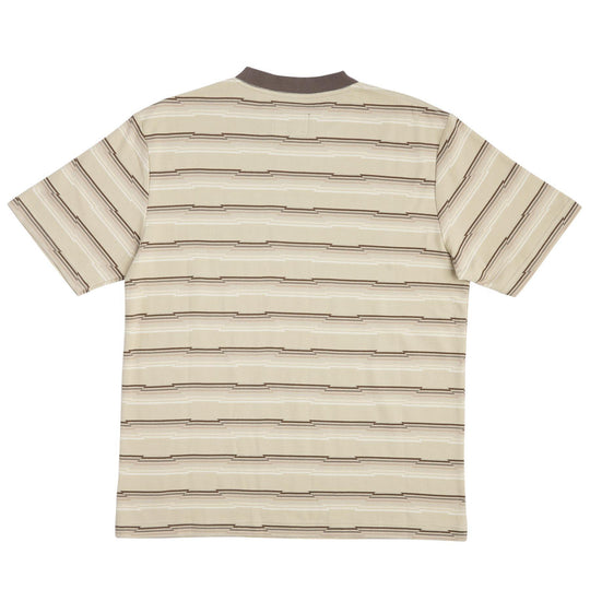INDEPENDENT Wired Ringer Tee Sand Stripe - Impact Skate