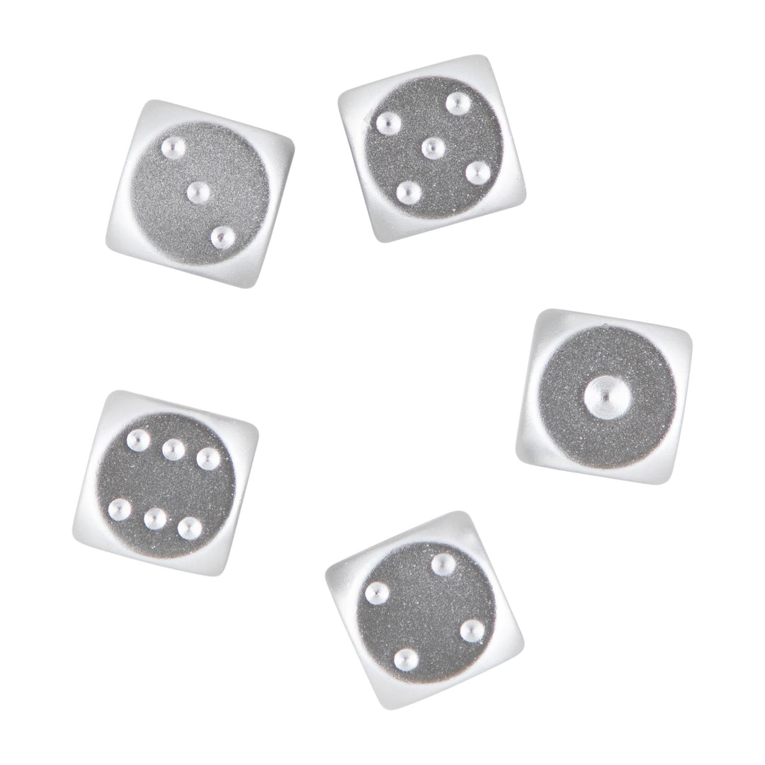 INDEPENDENT Bar Logo Dice Set Silver
