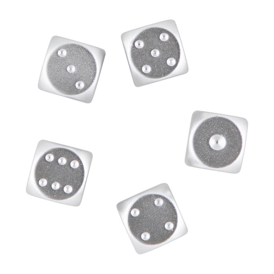INDEPENDENT Bar Logo Dice Set Silver