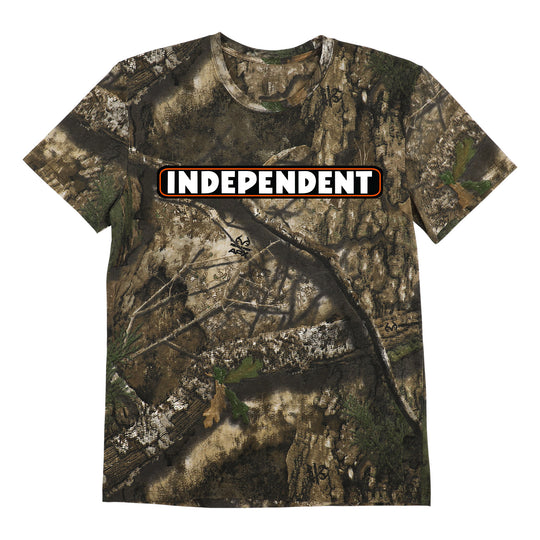 INDEPENDENT Bar Logo Tee Realtree APX