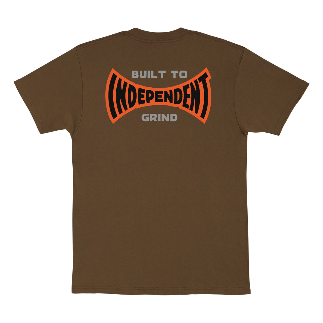 INDEPENDENT Built to Grind Span Tee Dark Chocolate