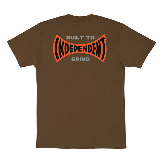 INDEPENDENT Built to Grind Span Tee Dark Chocolate