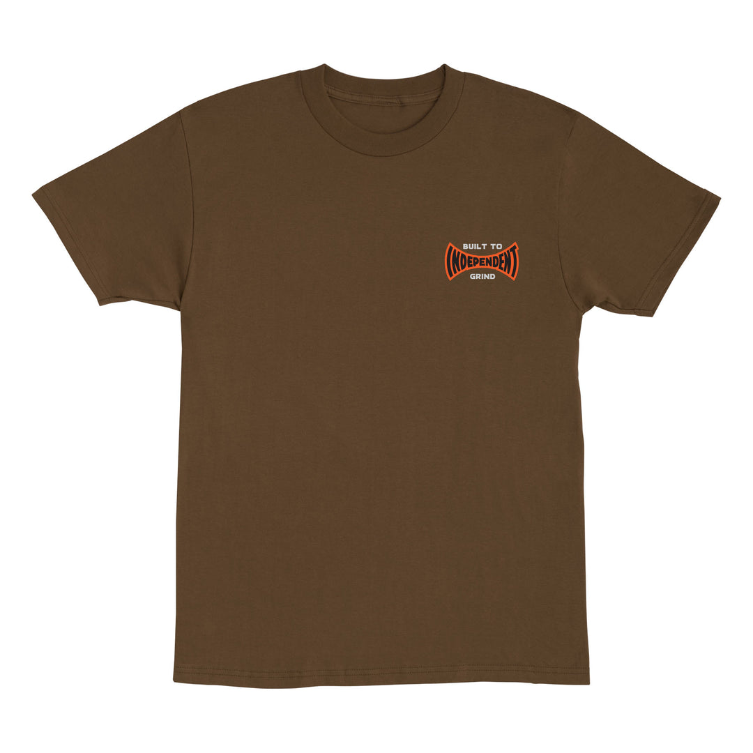 INDEPENDENT Built to Grind Span Tee Dark Chocolate