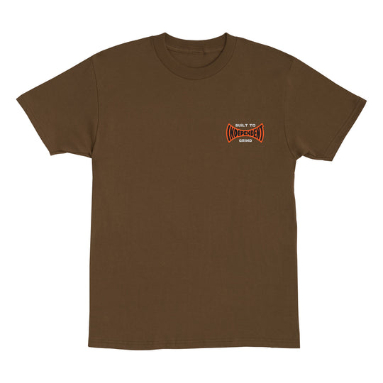 INDEPENDENT Built to Grind Span Tee Dark Chocolate