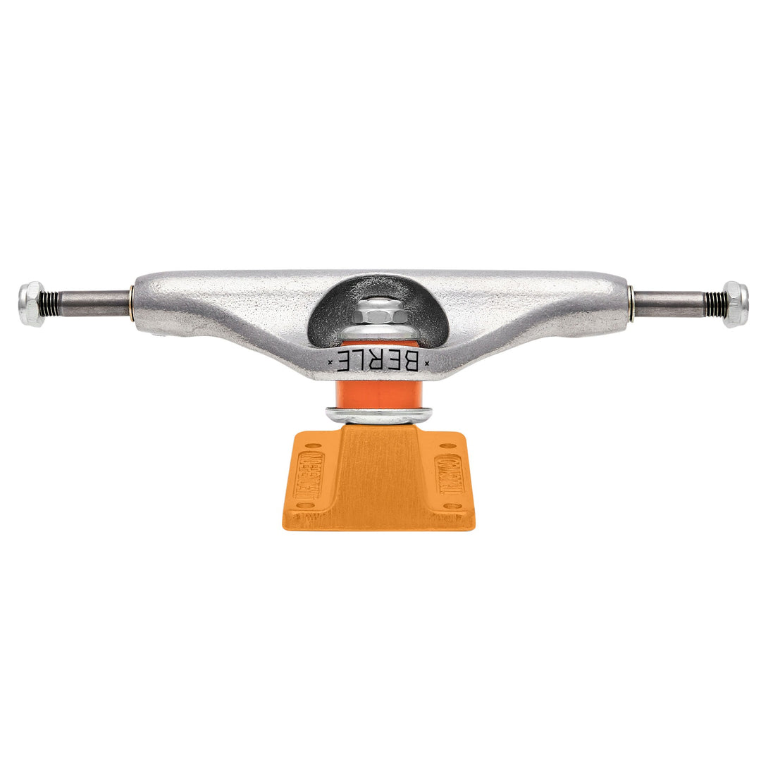 INDEPENDENT Elijah Berle Skull Silver/Orange Stage 11 Standard Trucks Set