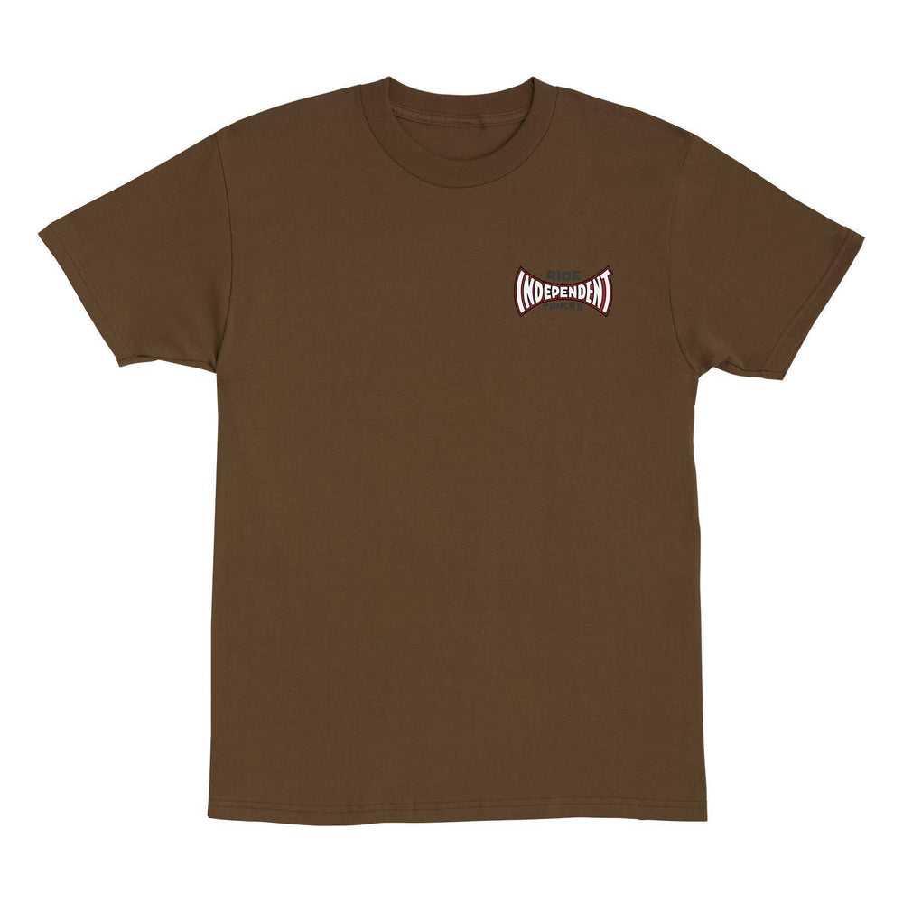INDEPENDENT Rose Span Tee Dark Chocolate