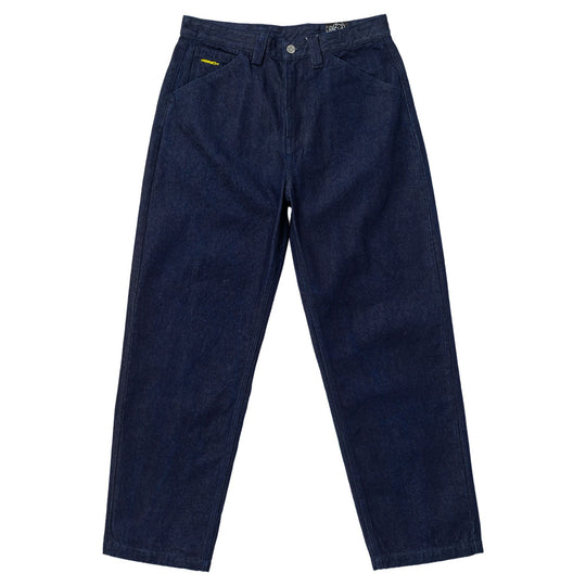 KROOKED Brush Skript Denim Pants Dark Rinse Wash