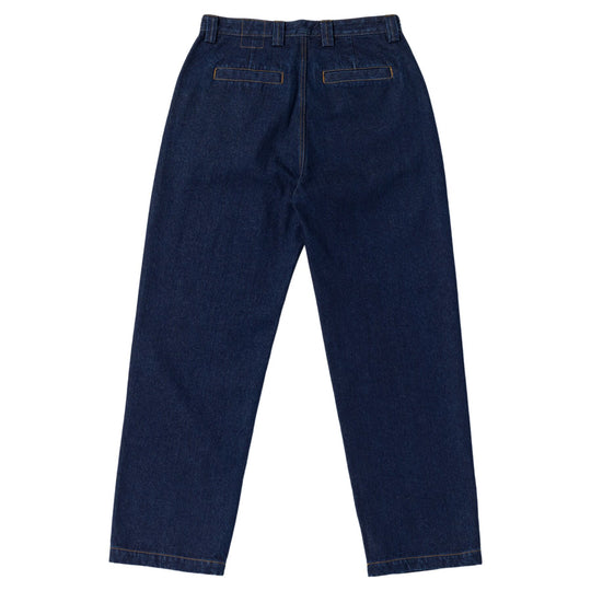 KROOKED Eyes Denim Twill Pants Dark Rinse