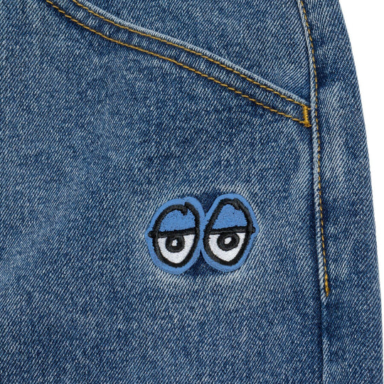 KROOKED Eyes Twill Denim Pants