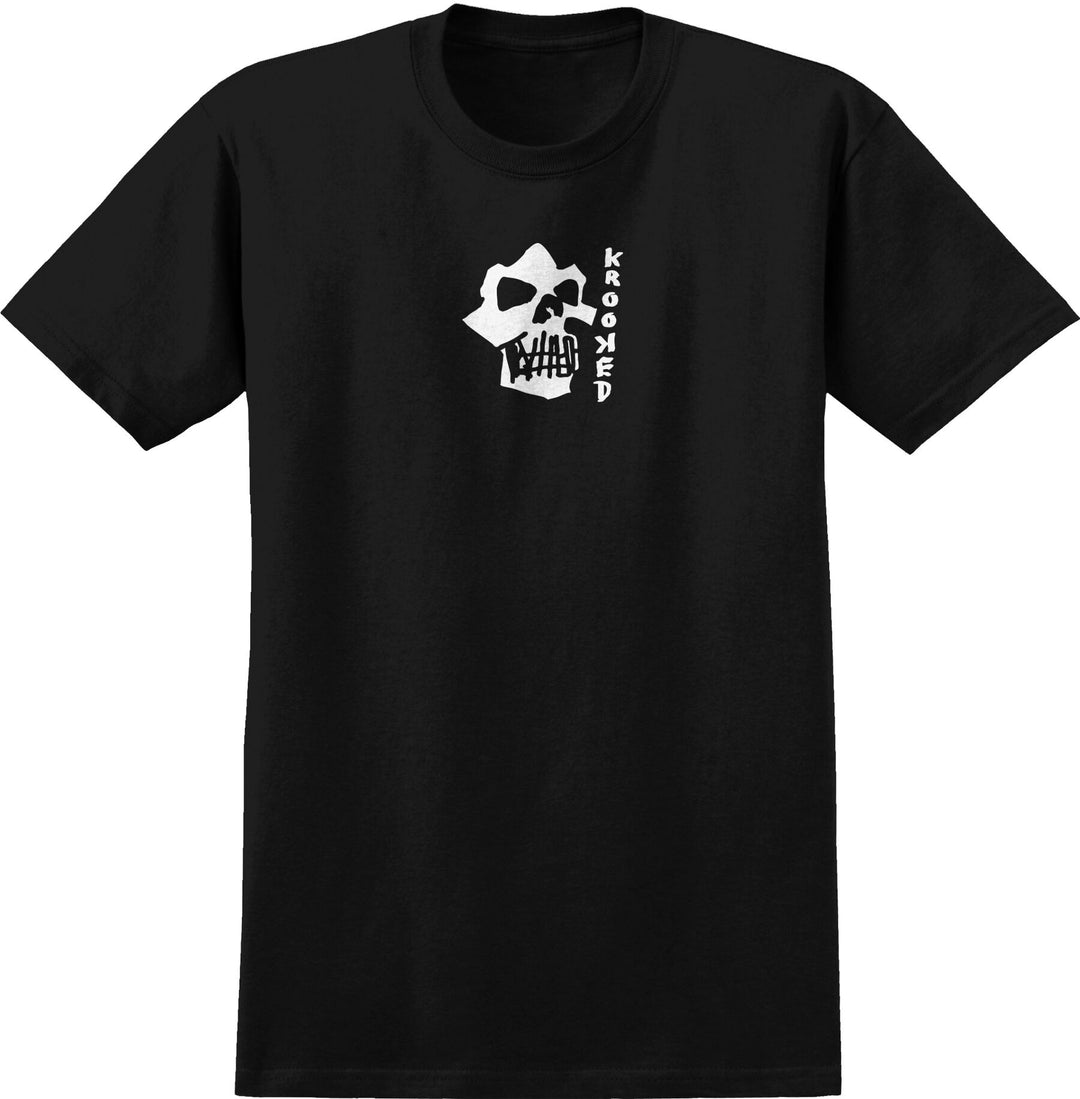 KROOKED Skulls Tee Black/White