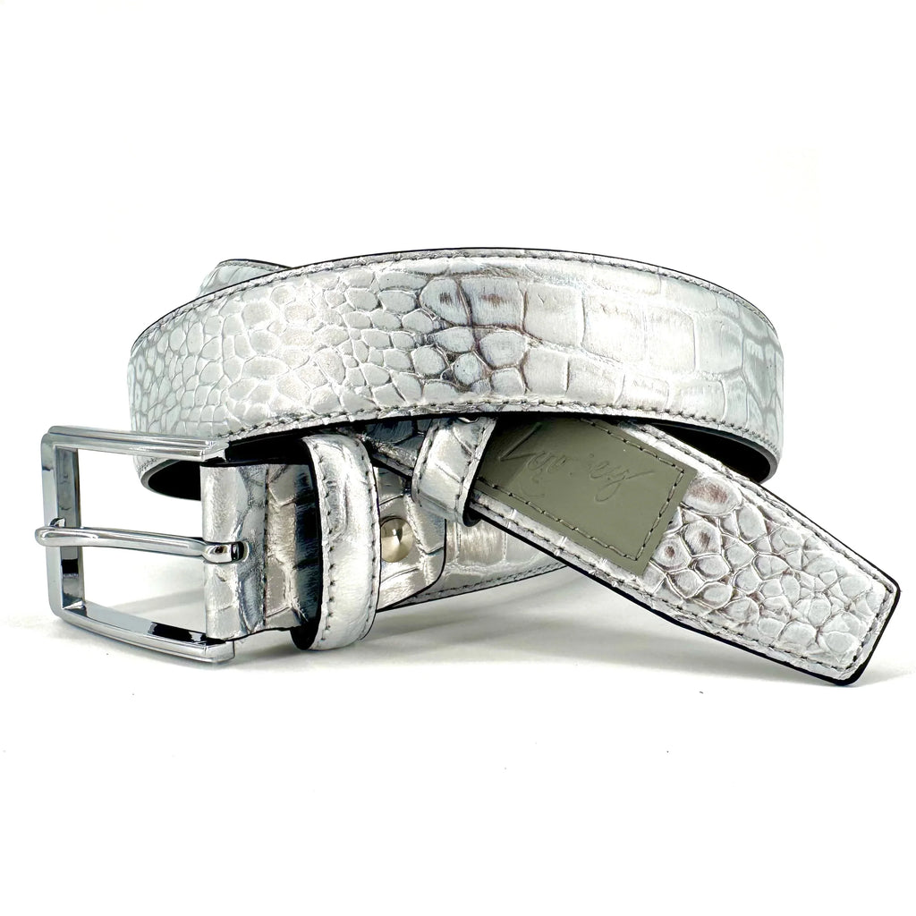 LOOSEY Premium Croc Belt Silver – Impact Skate
