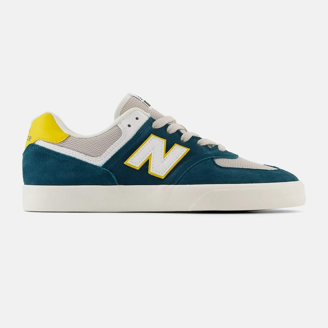 NEW BALANCE 574 Vulc Blue/Yellow - Impact Skate