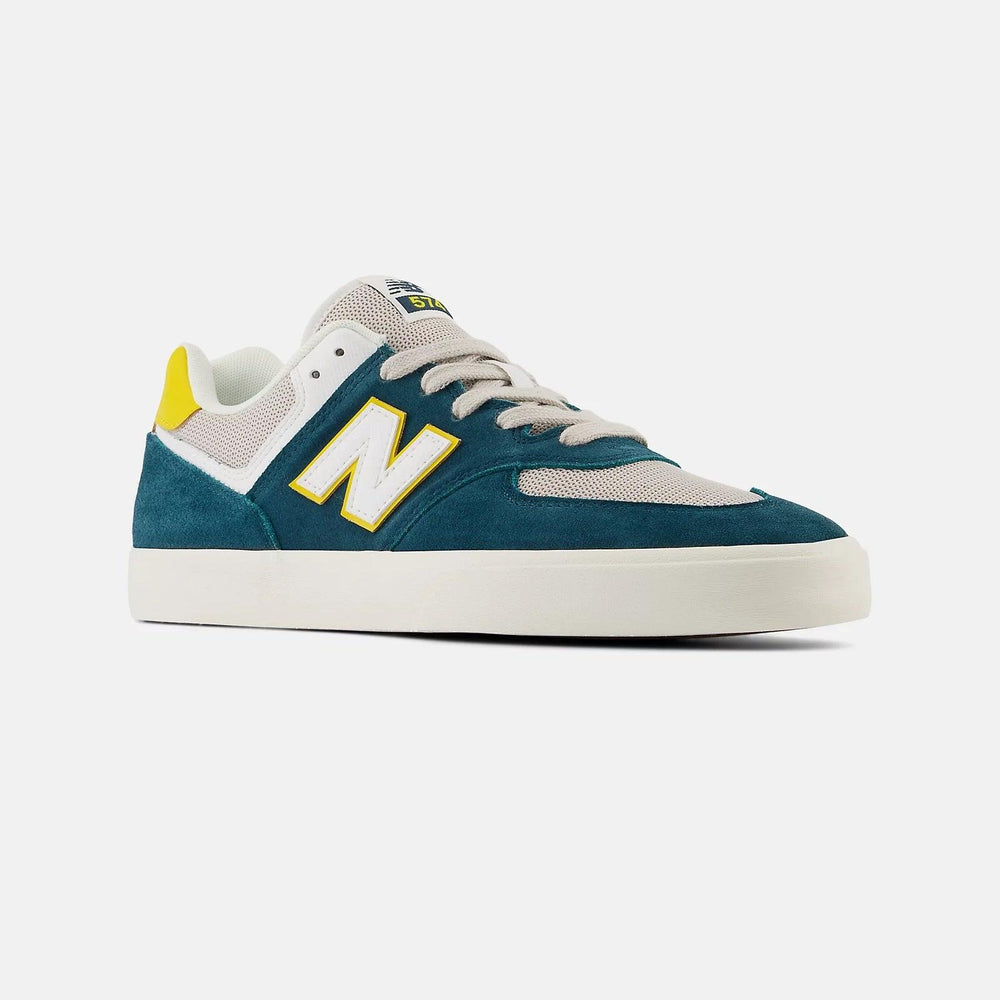 NEW BALANCE 574 Vulc Blue/Yellow - Impact Skate