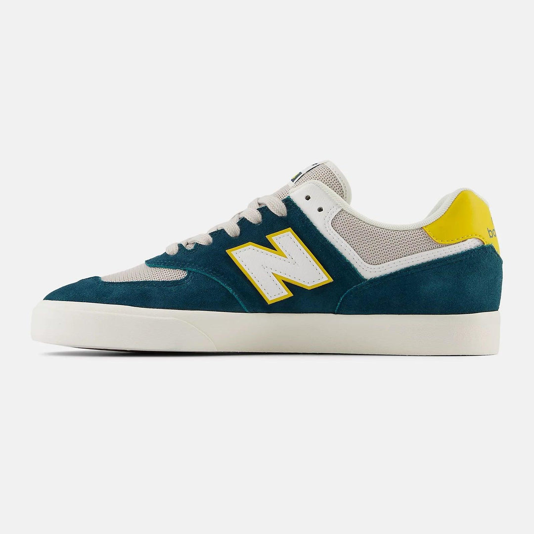 NEW BALANCE 574 Vulc Blue/Yellow - Impact Skate