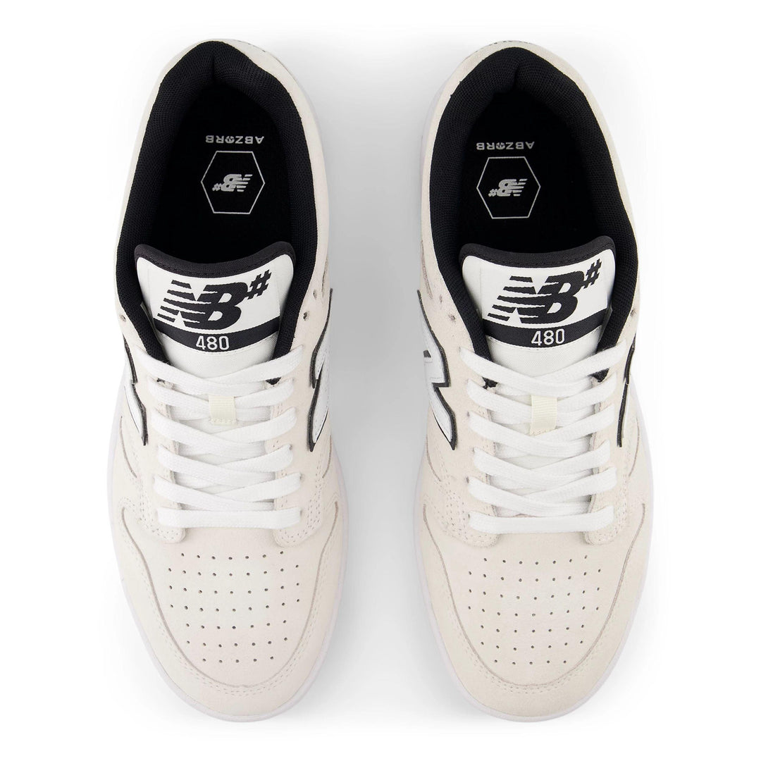 NEW BALANCE NUMERIC 480 White/Black - Impact Skate