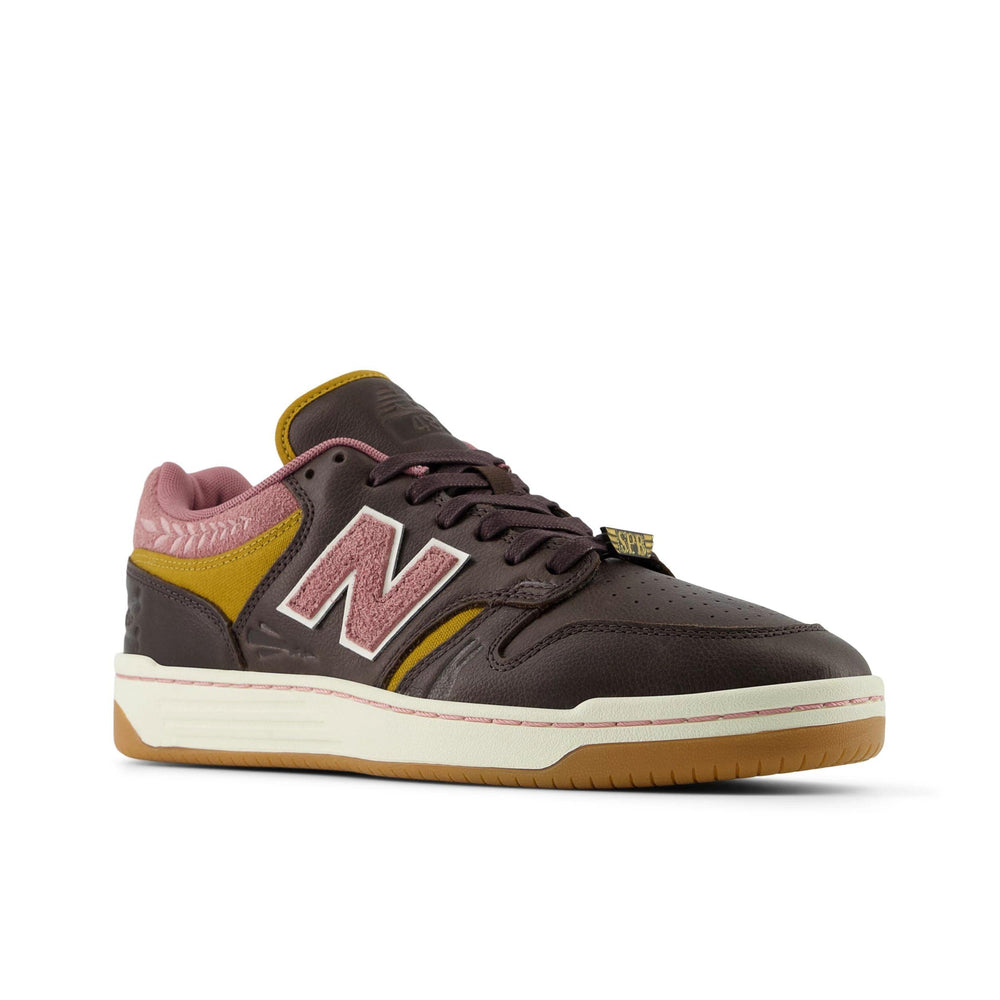NEW BALANCE NUMERIC x 303 x JEREMY FISH 480 Brown/Pink - Impact Skate