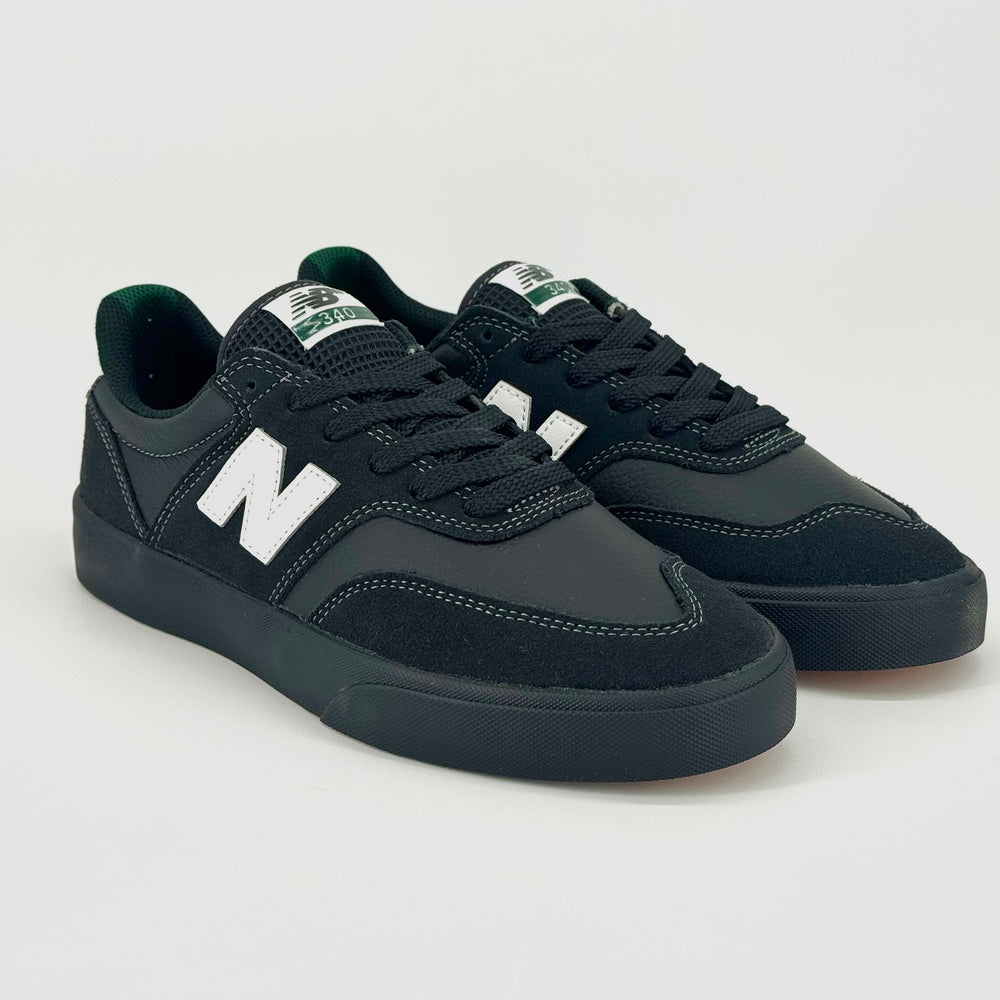 NEW BALANCE NUMERIC 340 Black/White Shoes