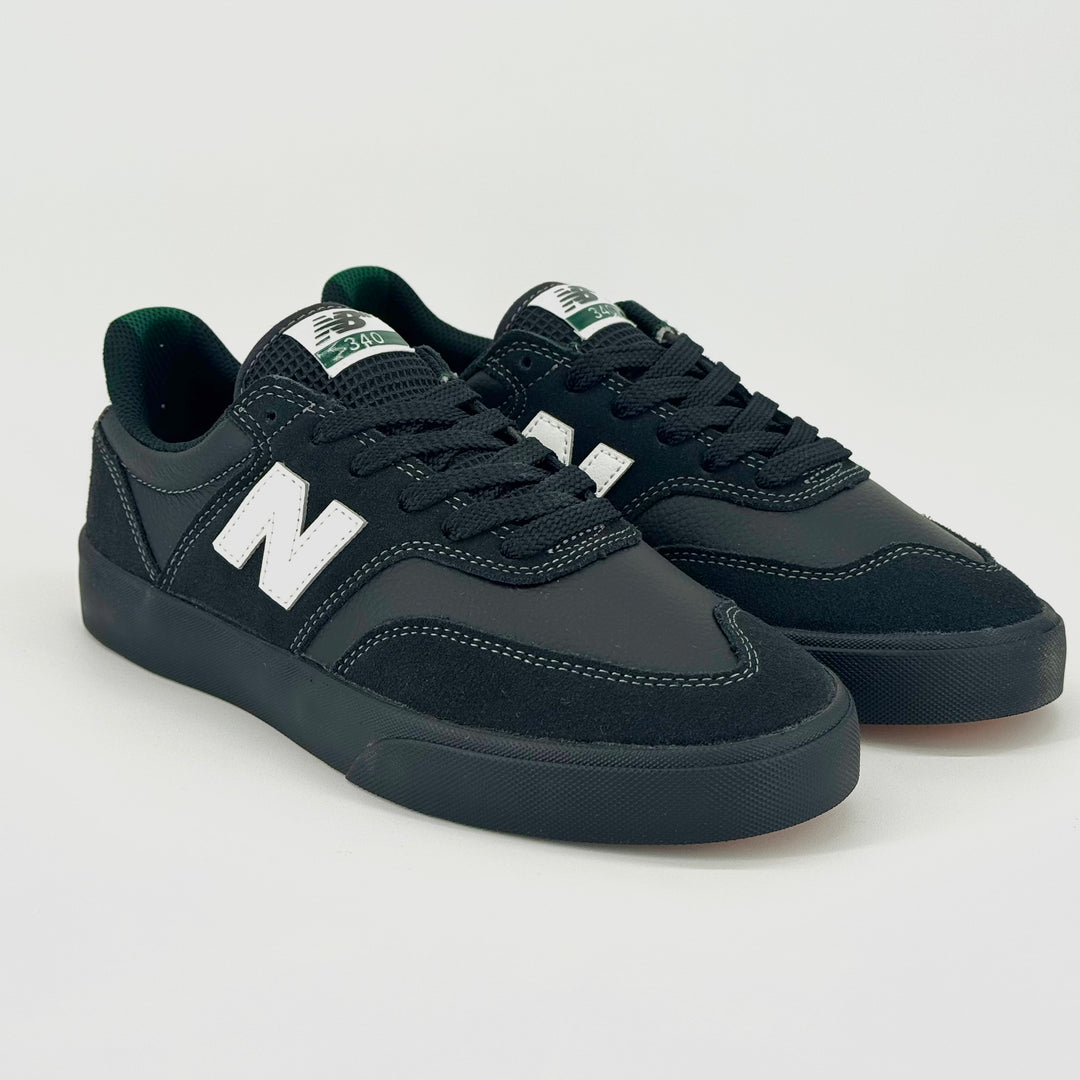 NEW BALANCE NUMERIC 340 Black/White Shoes