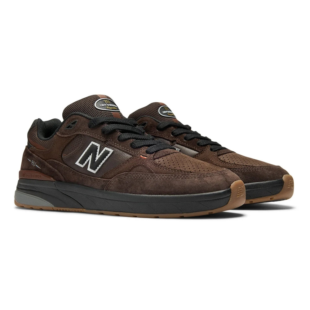 NEW BALANCE NUMERIC Reynolds 933 Brown/Black Skateboard Shoes