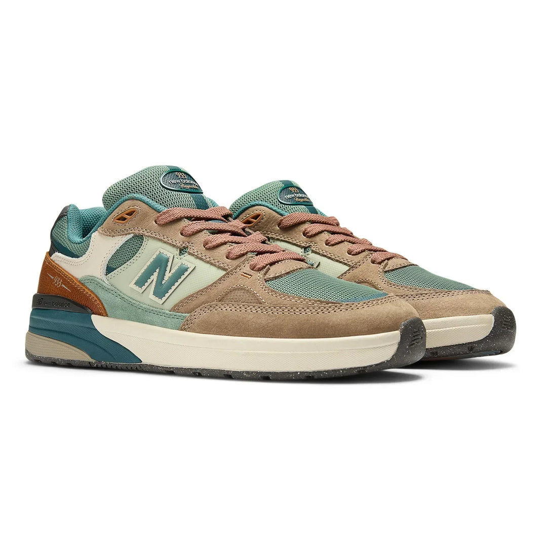 NEW BALANCE NUMERIC Andrew Reynolds 933 Brown/Green Shoes
