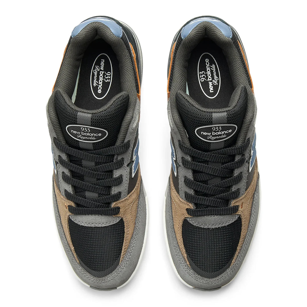NEW BALANCE NUMERIC Reynolds 933 Grey/Blue Skateboard Shoes